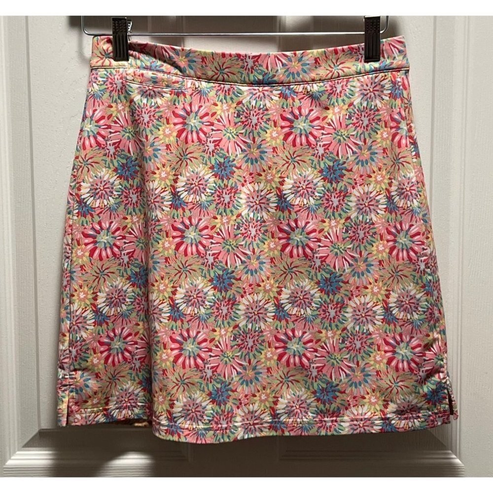 Peter Millar |‎ Multicolor Golf Skort Wicking 50+ UPF Sz XS